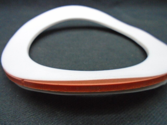 MARTIN BRASS WORKS PTFE Teflon & Silicon Envelope Style Gasket 5” OD 3-5/8” ID