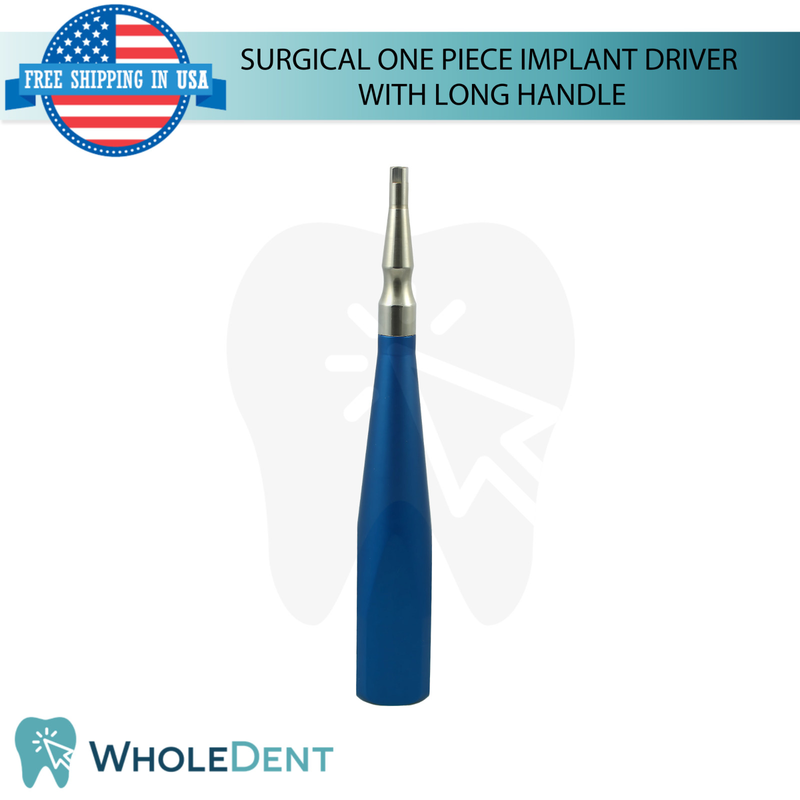 Long Handle One Piece Fixture Driver Reusable Installation Tool Dental Procedure