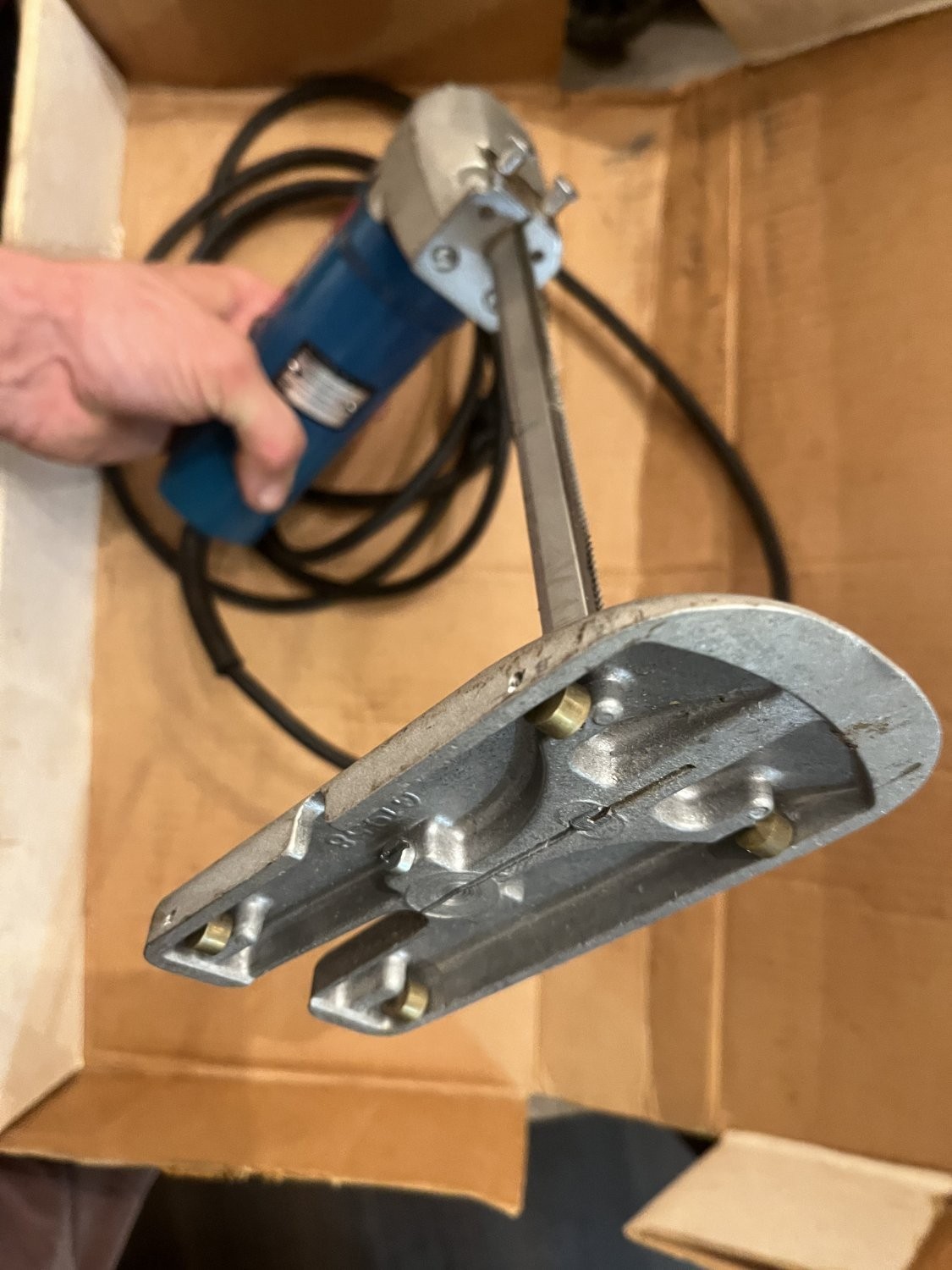 Bosch 1575A Electric Foam Rubber Cutter Corded Power Tool with Base Plate