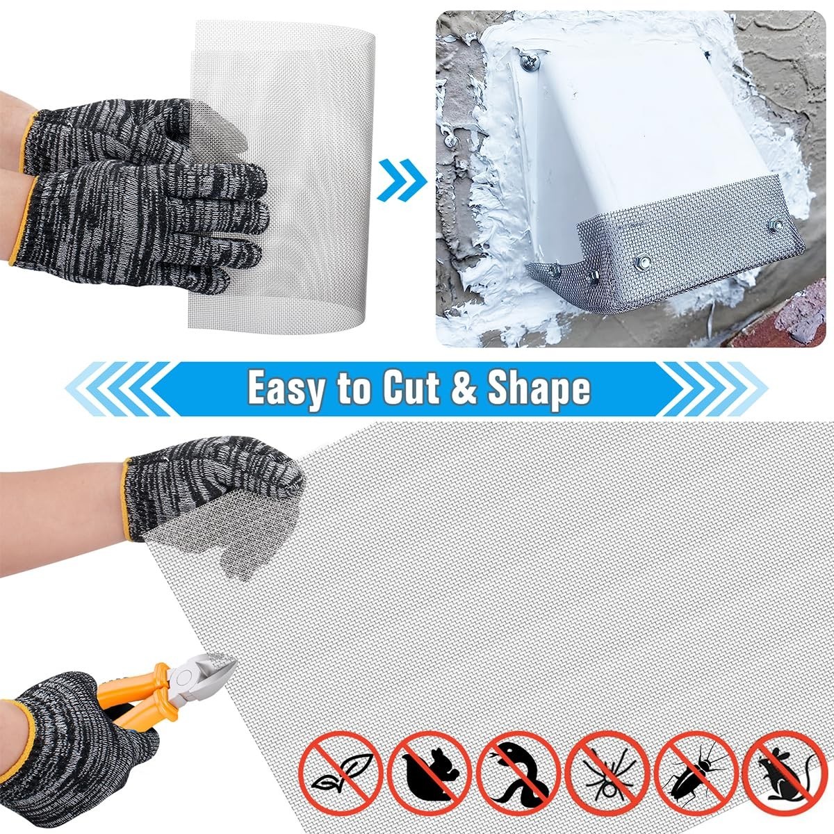 Stainless Steel Mesh Screen Roll 16×144 – 20 Mesh/