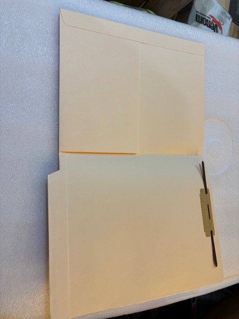 50 Patterson Dental 11-pt End-Tab w/ Half Pocket Folders – Records 70516344
