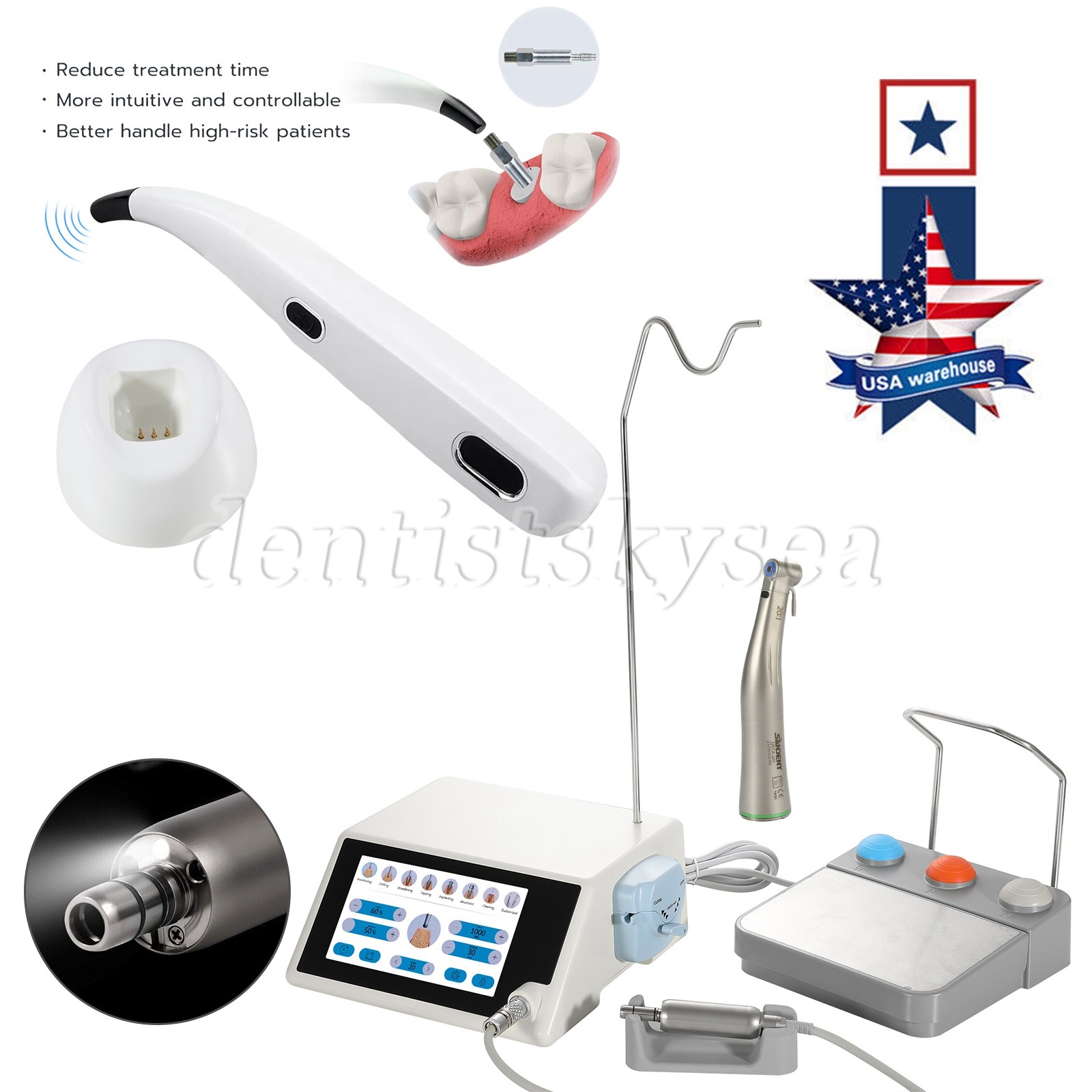LED Surgical Implant Motor System/Implant Stability Monitor Test SANDENT Y