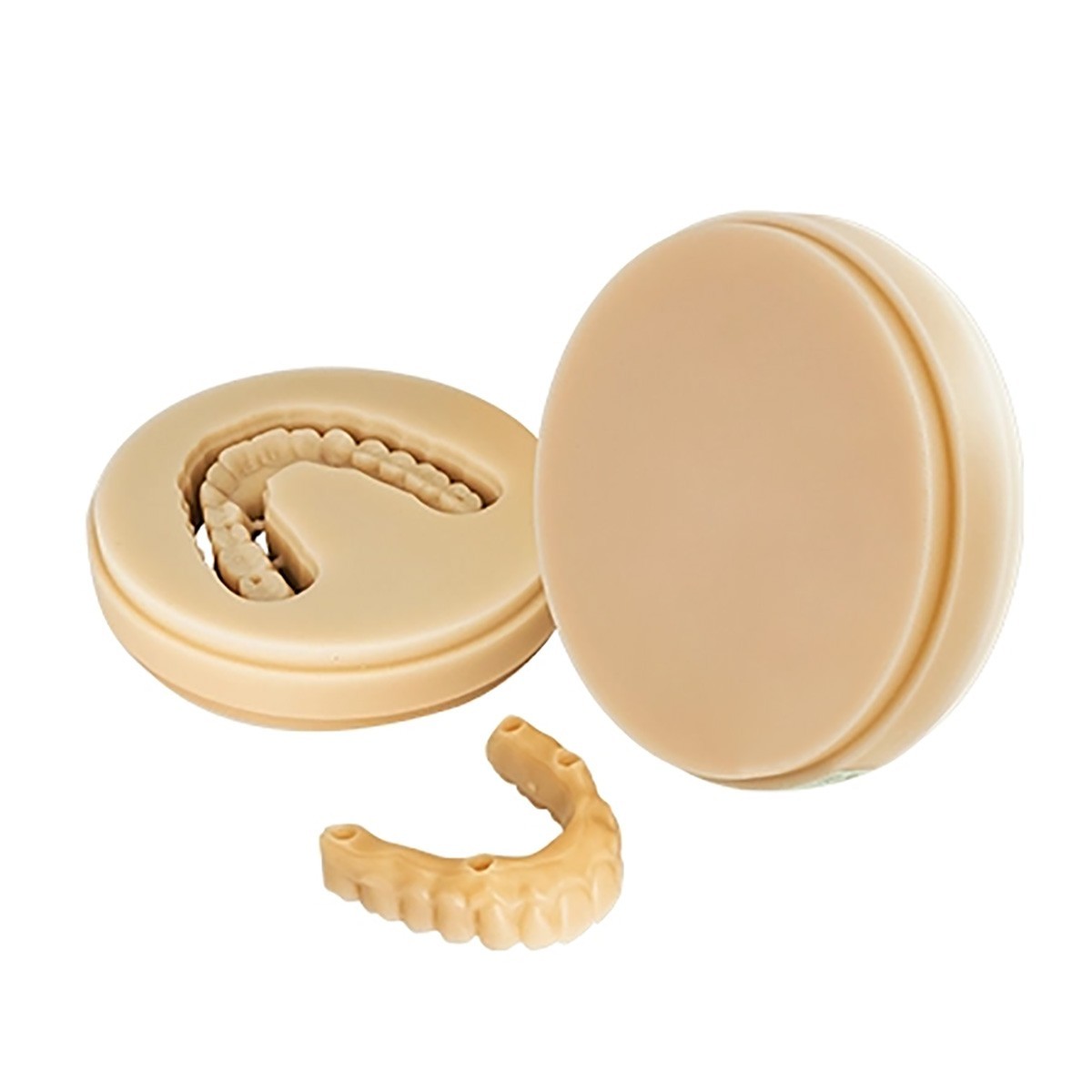 98mm Multilayer Dental PMMA Block Resin Disc for CAD/CAM Milling System 1Pc
