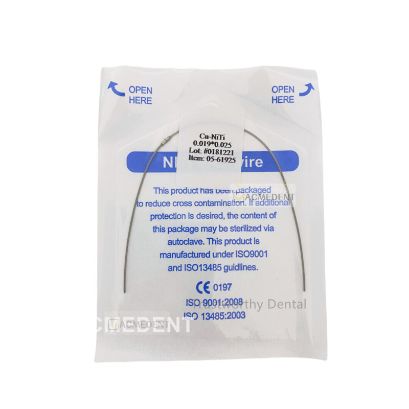Dental Orthodontic Copper Cu-Niti Wires Arch Wire Rectangular Damon Type