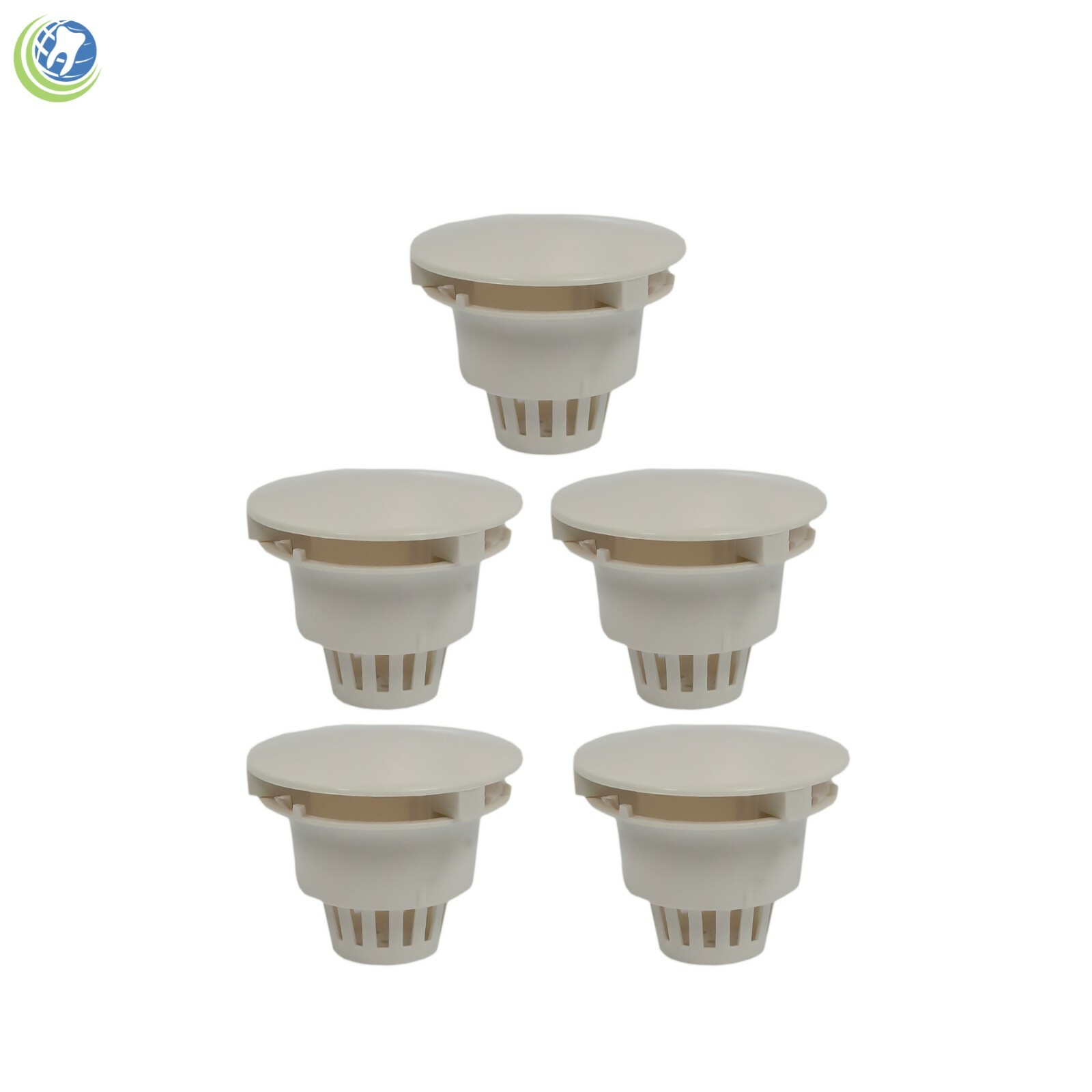 5 X Disposable Evacuation Strainer Traps Cuspidor Drain Filter Screen 1-15/16″ D