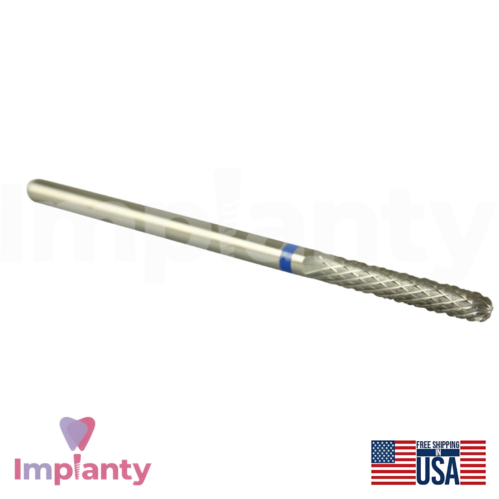 Cross Cut Standard Grit Carbide Dental Bur Ø2.3mm x 16mm 5000321 Dentistry Tool