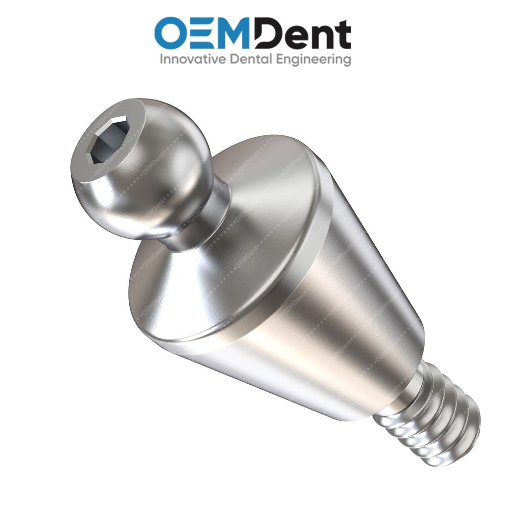 Straight Ball Attachment Standard NP Set Nobel Active® Compatible Conical Dental