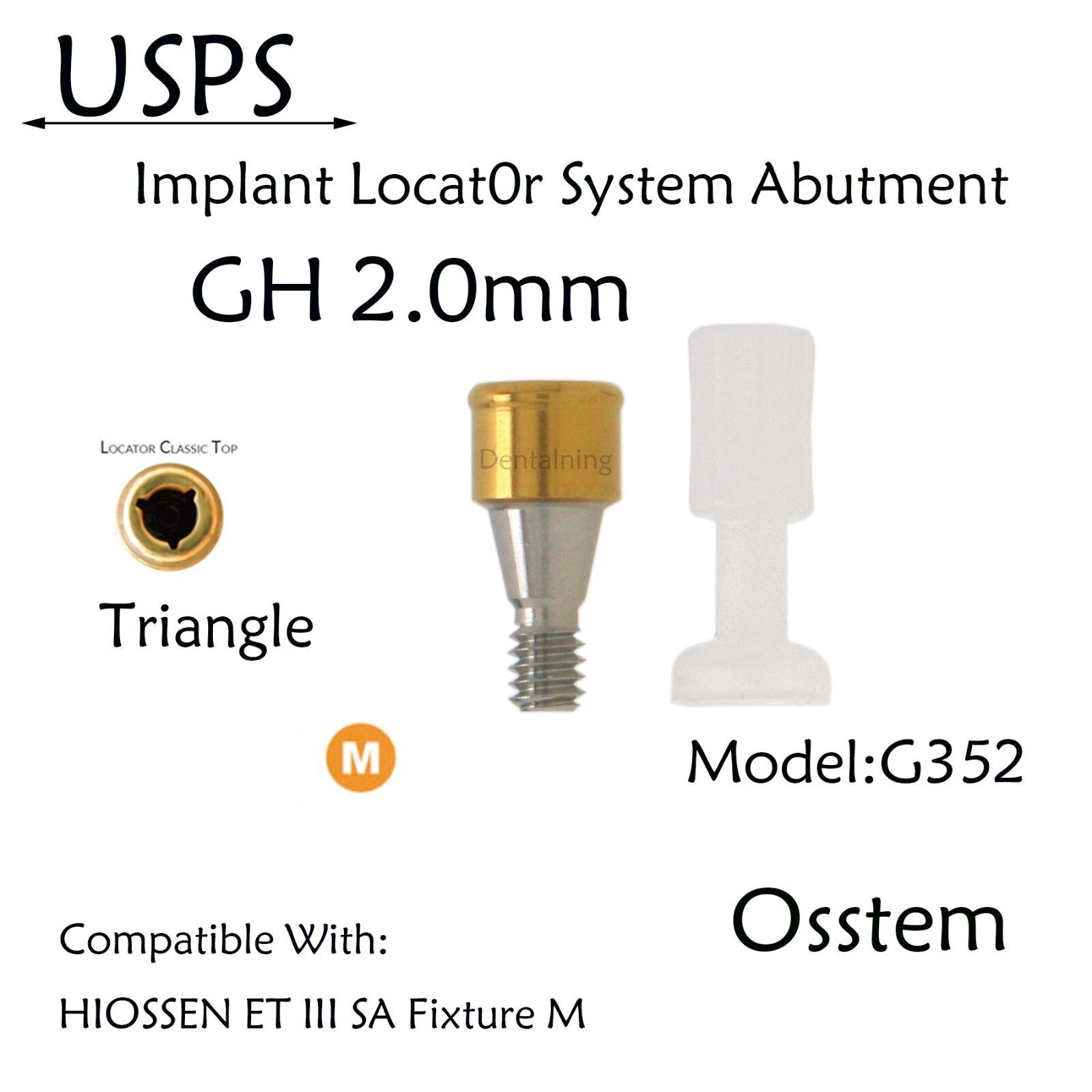 US HIOSSEN ET III SA/Osstem/DIO UF/Snucone Mini Locator Abutment For 1-6mm