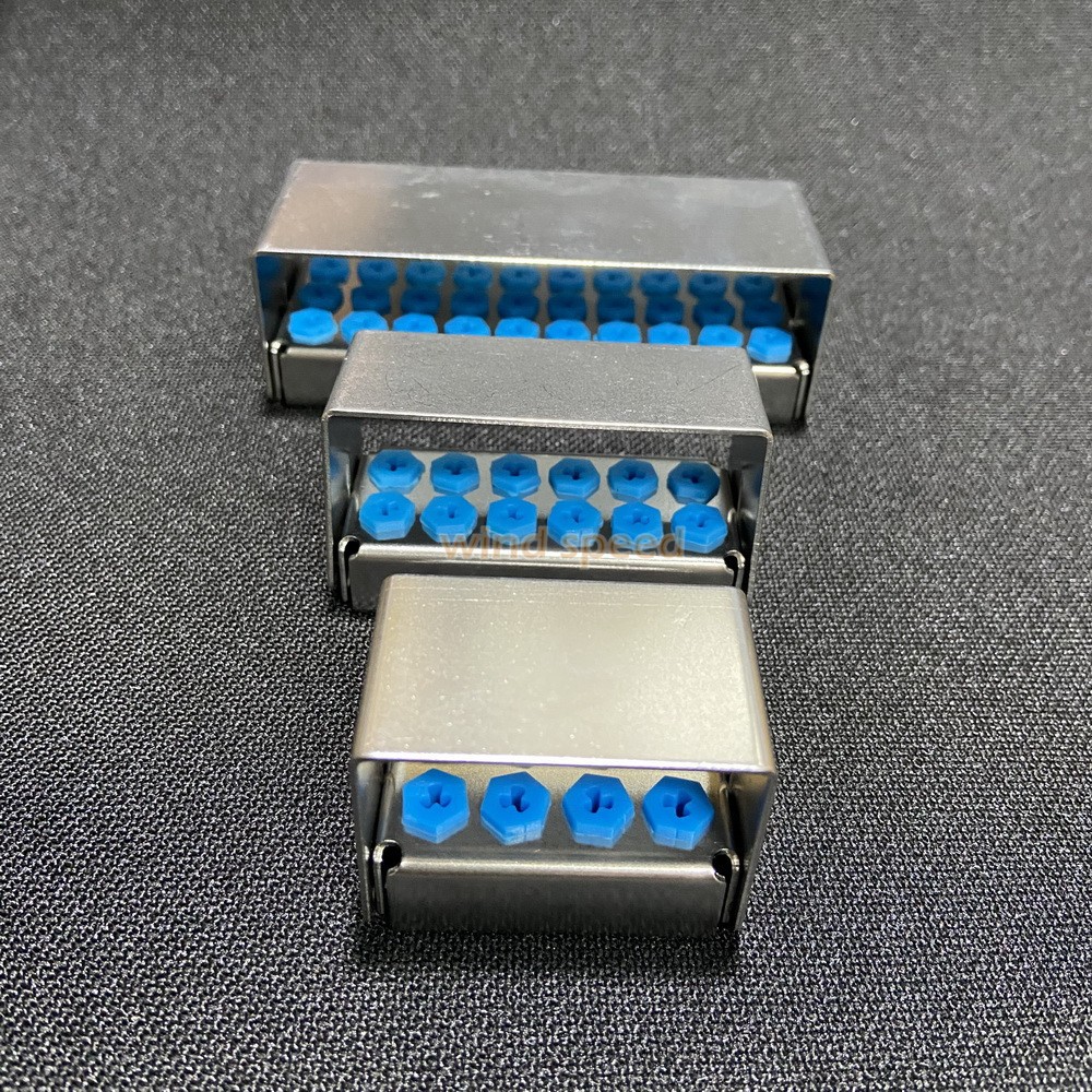 Dental Disinfection Box Implant Drill Burs Organizer Holder Block 8/12/30 Holes