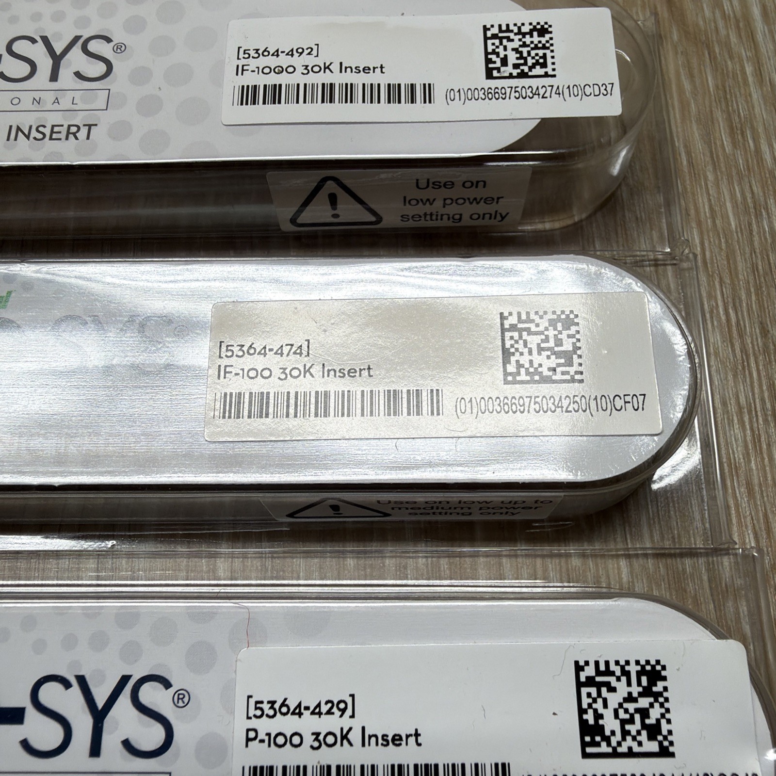 4 Benco Dental Pro-Sys Professional Ultrasonic Insert 5364-456 429 474 492 30k