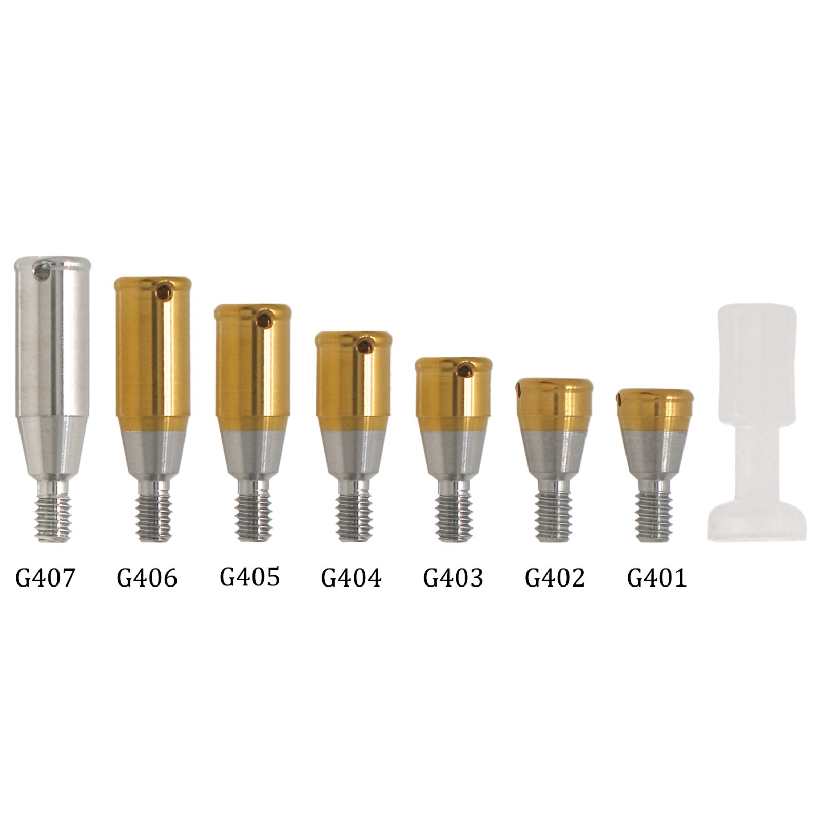 US Hiossen ET ZEST Ti Locator Attachment Overdenture Abutment Fit Mini/Regular