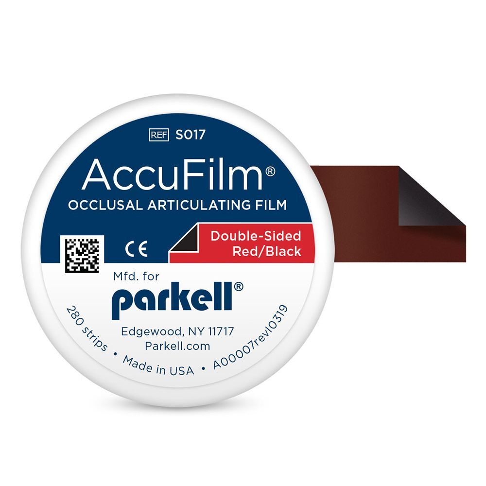 Accu Film ll Accu Film II – Red/Black. Double-sided .0008″ (21 microns)