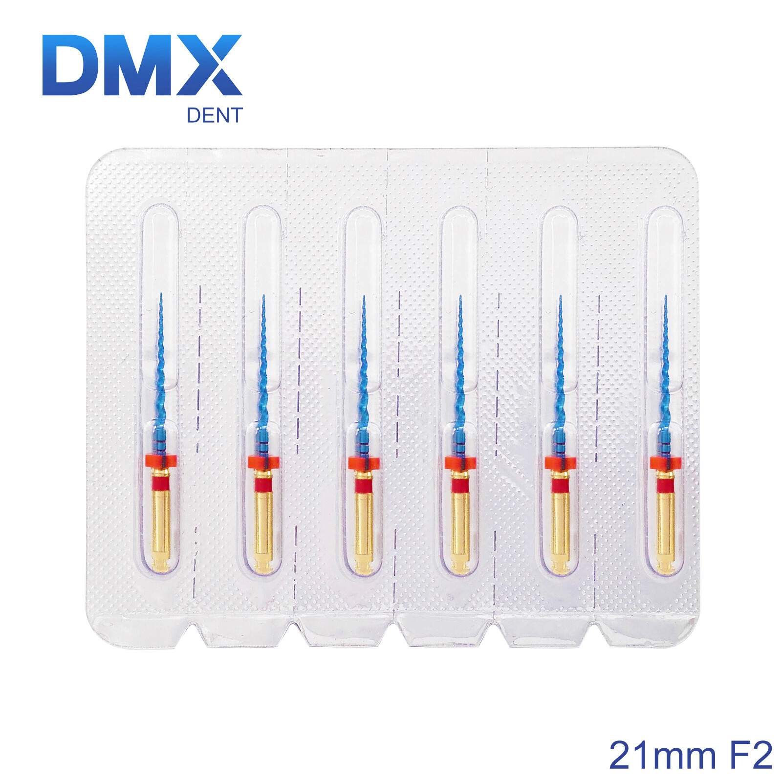 DMXDENT Dental Endo PT-Blue Root Canal Endodontic Niti Rotary Files 21/25/31MM