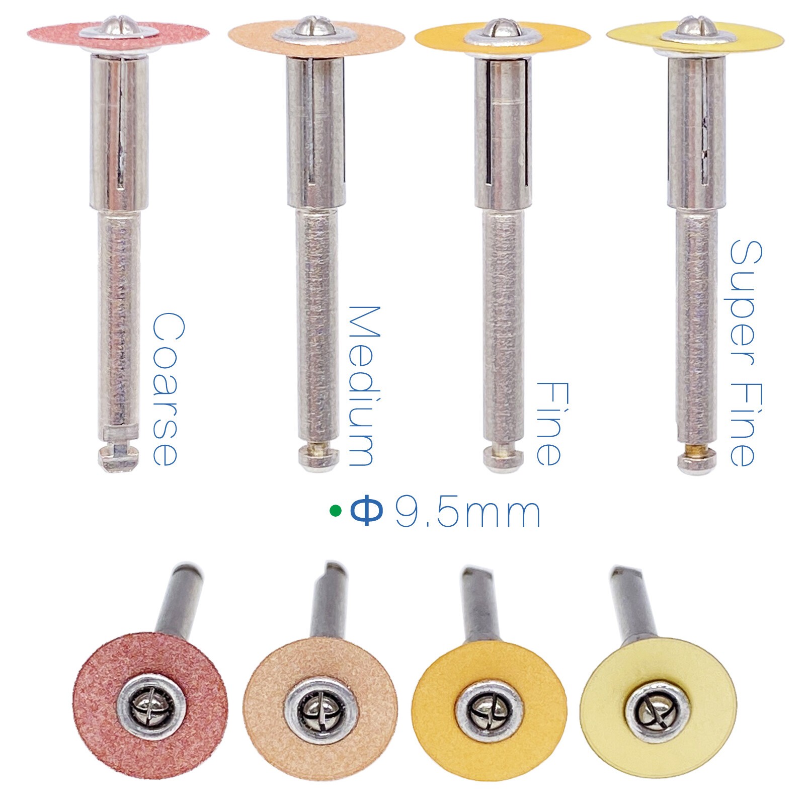 Dental Sof-Lex contouring polishing 2382 Pop-On discs 0.37″ 9.5mm or Mandrel