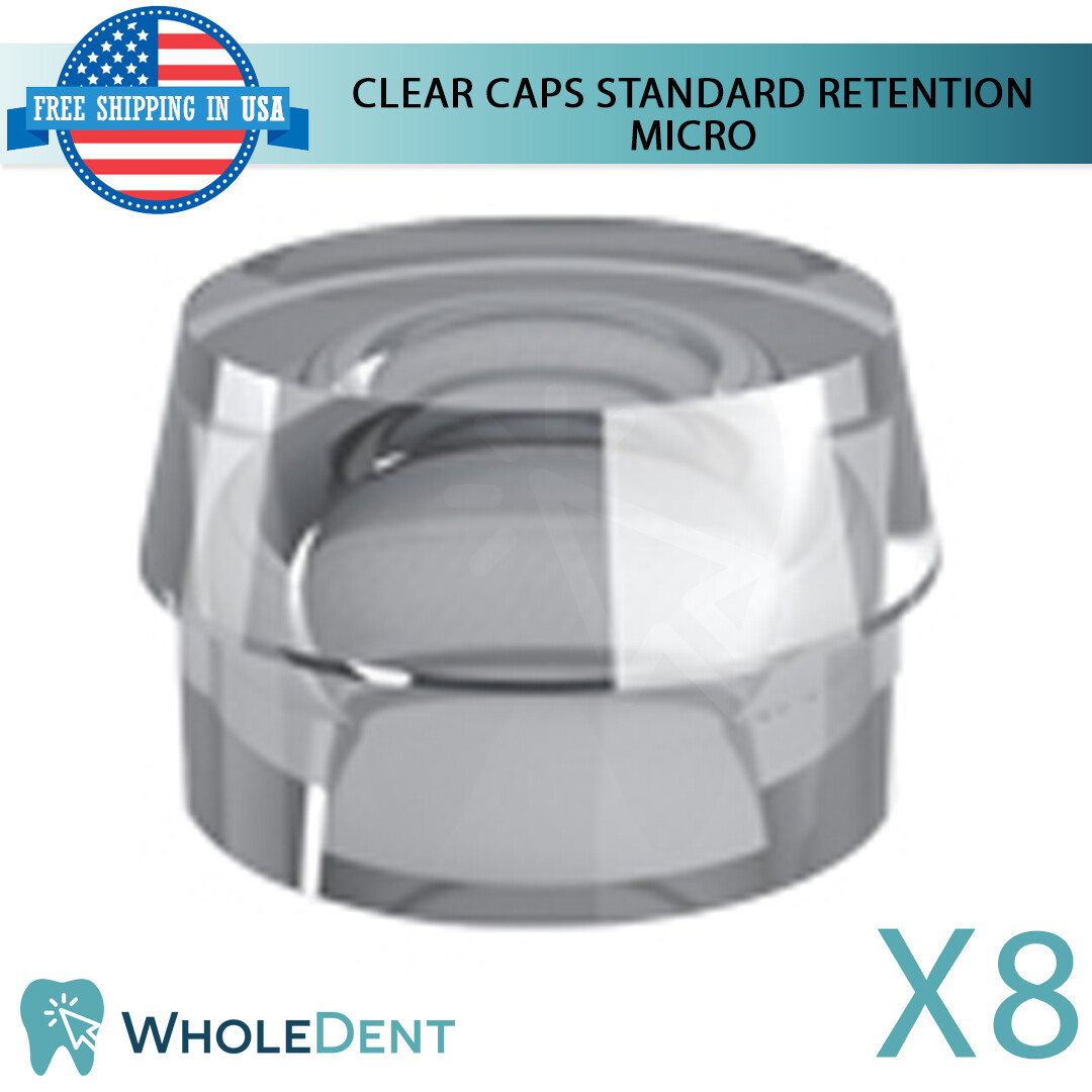 OT Micro Full Set Retentive Caps Silicone Overdenture Attachment Dental Implant