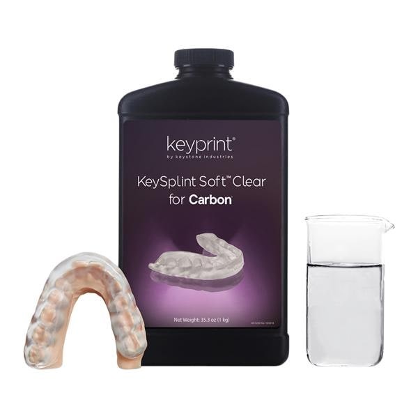 Keystone 4220155 KeyPrint KeySplint Carbon Resin Soft Clear