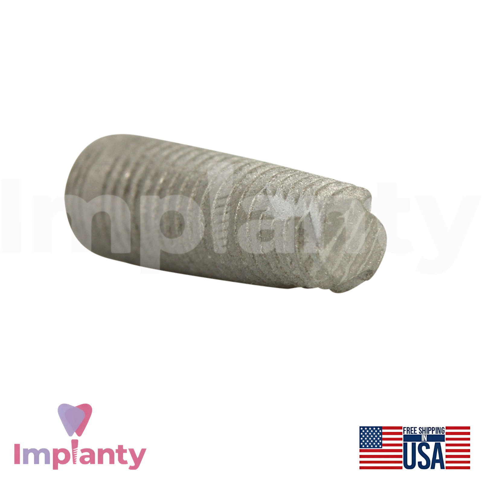 GDT CFI Int Hex 2.42mm Connection Dental Cylindrical Fixture Titanium Set