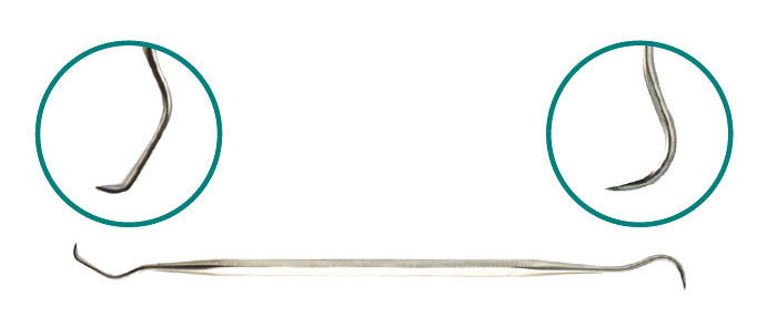 New 6 “Stainless Steel Dental Pick Double End DD4 * US FREE SHIPPING *