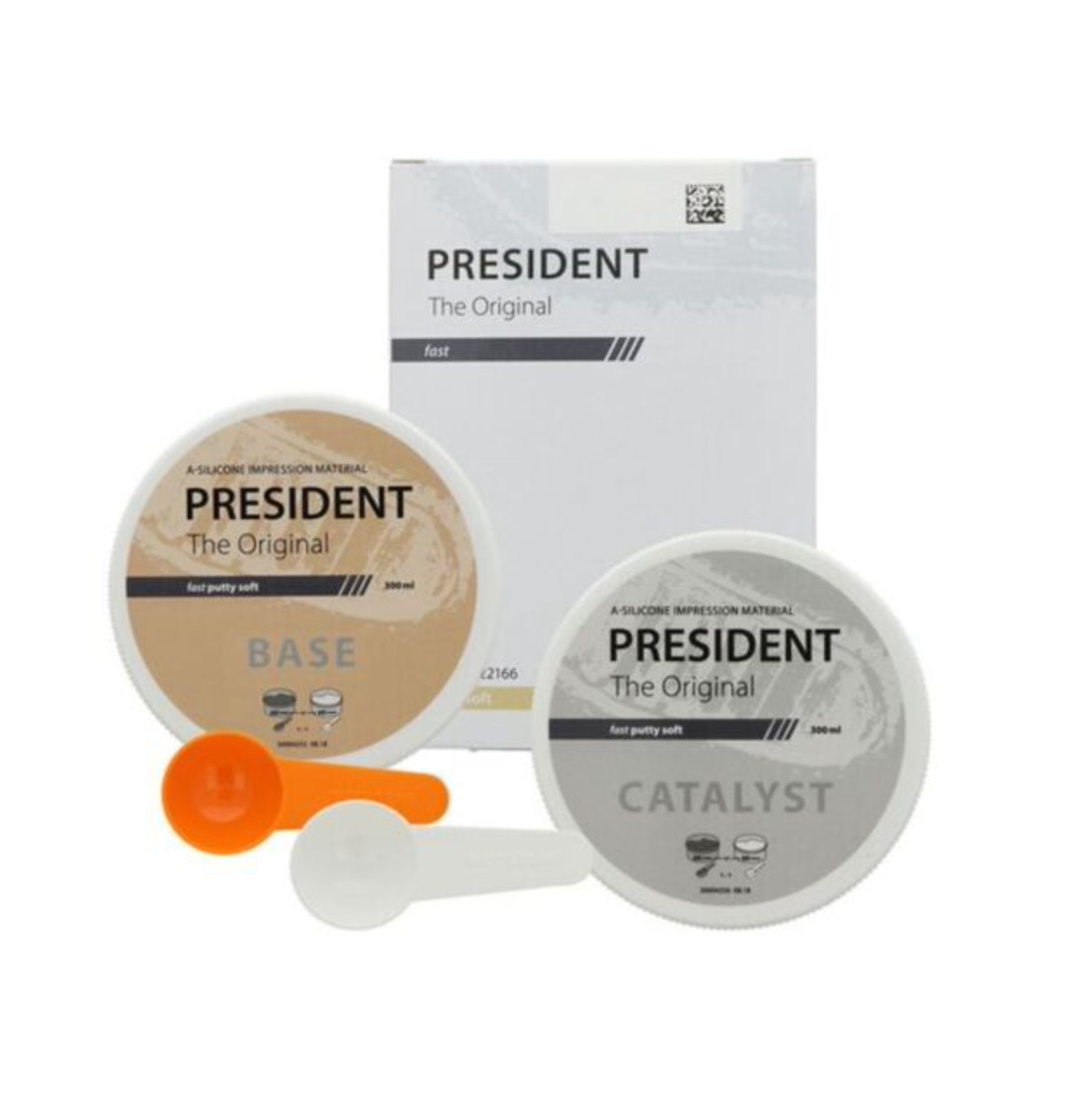 *1-Pack* Coltene President The Original Fast Putty Soft Base & Catalyst 60022166