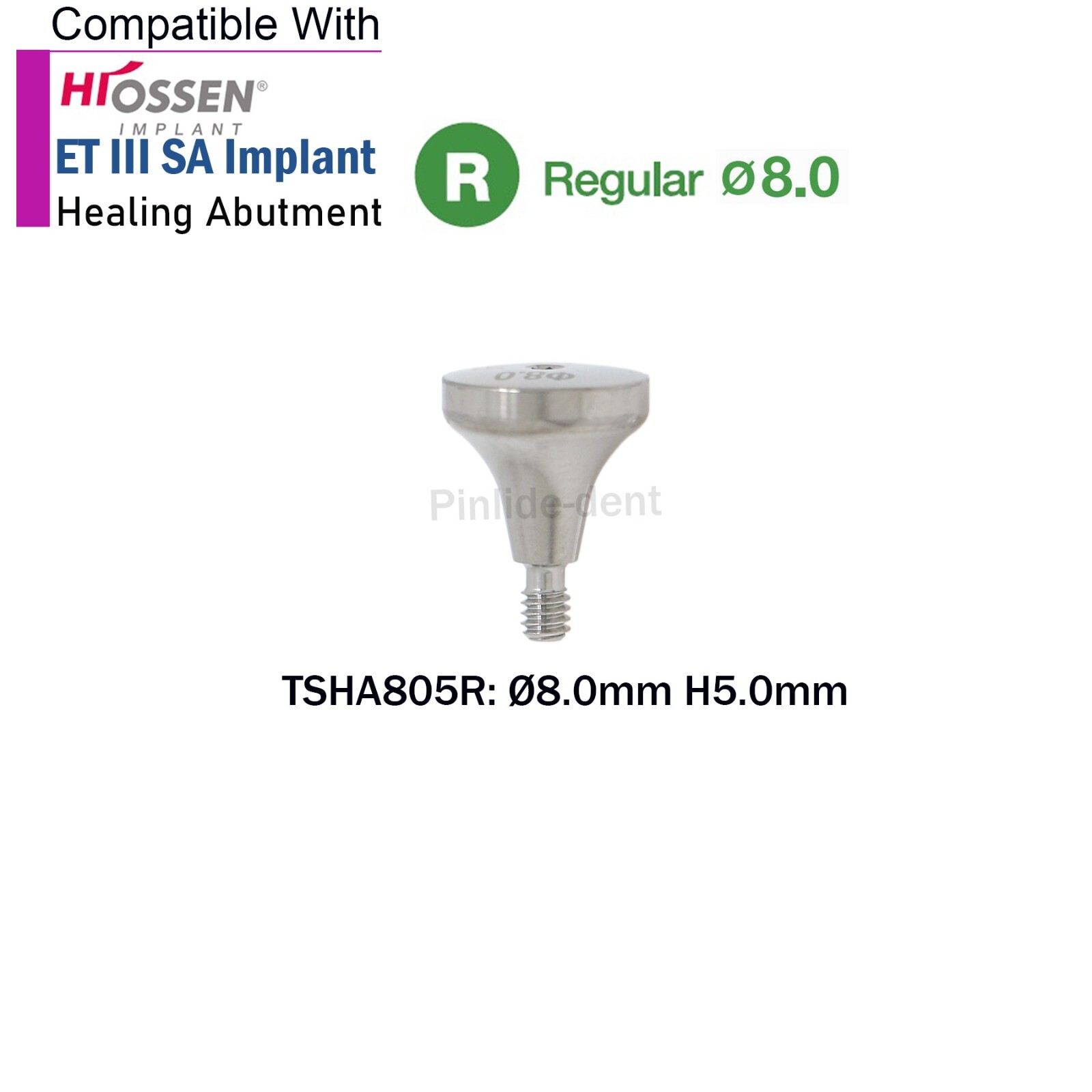 Dental Healing Abutment Caps Regular Mini Cover Screw Platform Fits Oss Hiossen
