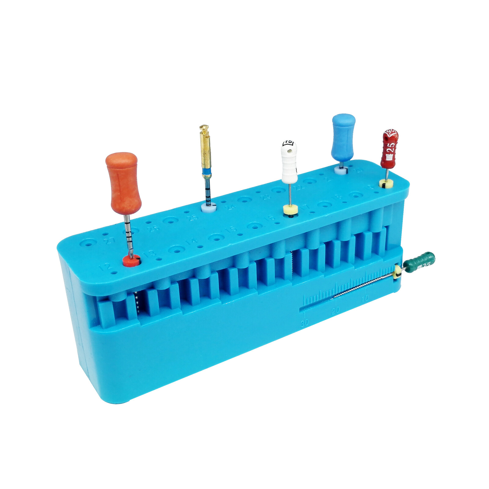1x Dental Endo Measuring Block Tools Accessory Files Holder Ruler Autoclavable