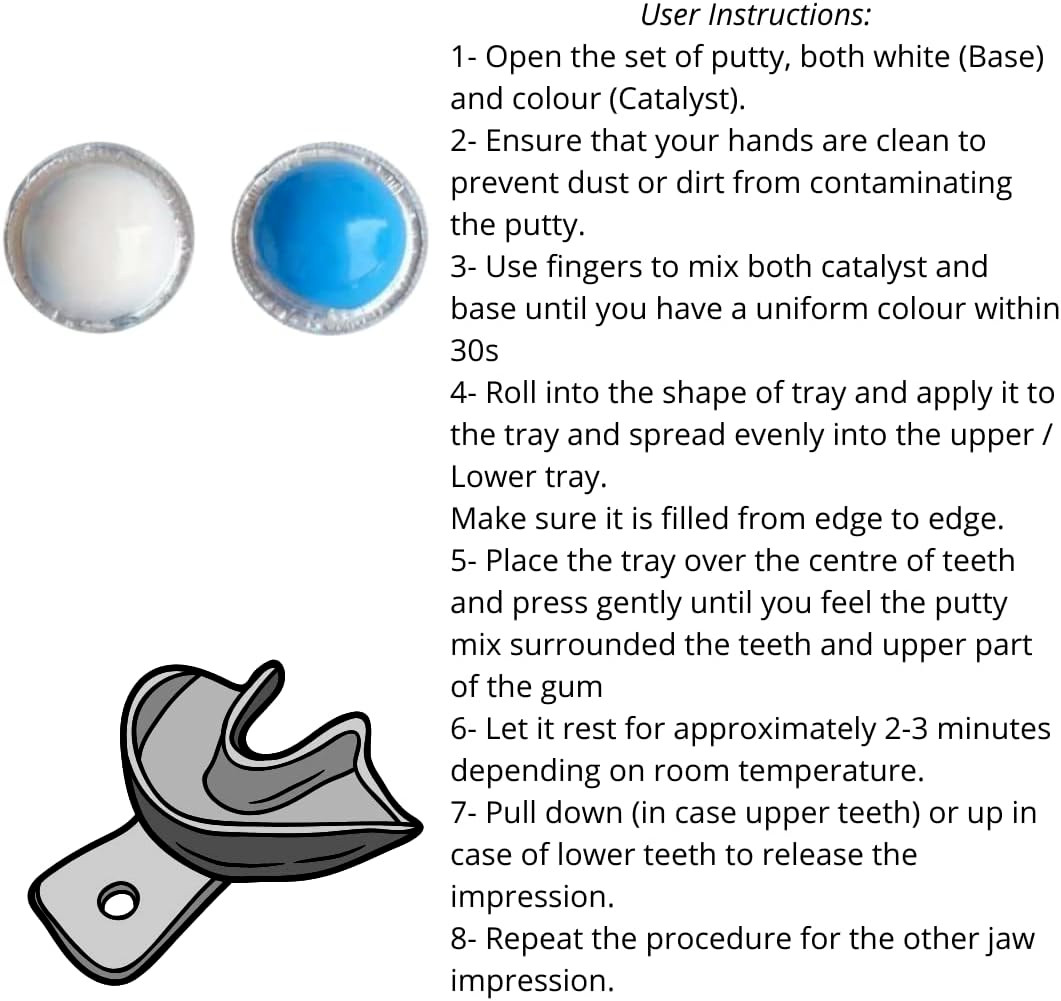 12x 25g Dental Hydrophilic Firmer Impression Putty Fast Set Silicon Material USA
