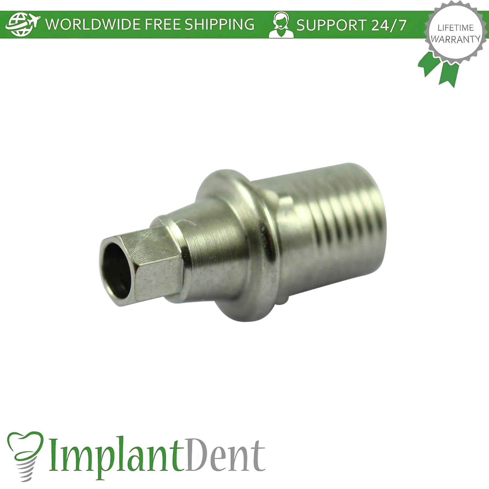 X10 Titanium Base Ø4.5mm Prosthetic Grand Morse Connection Neodent GM Compatible
