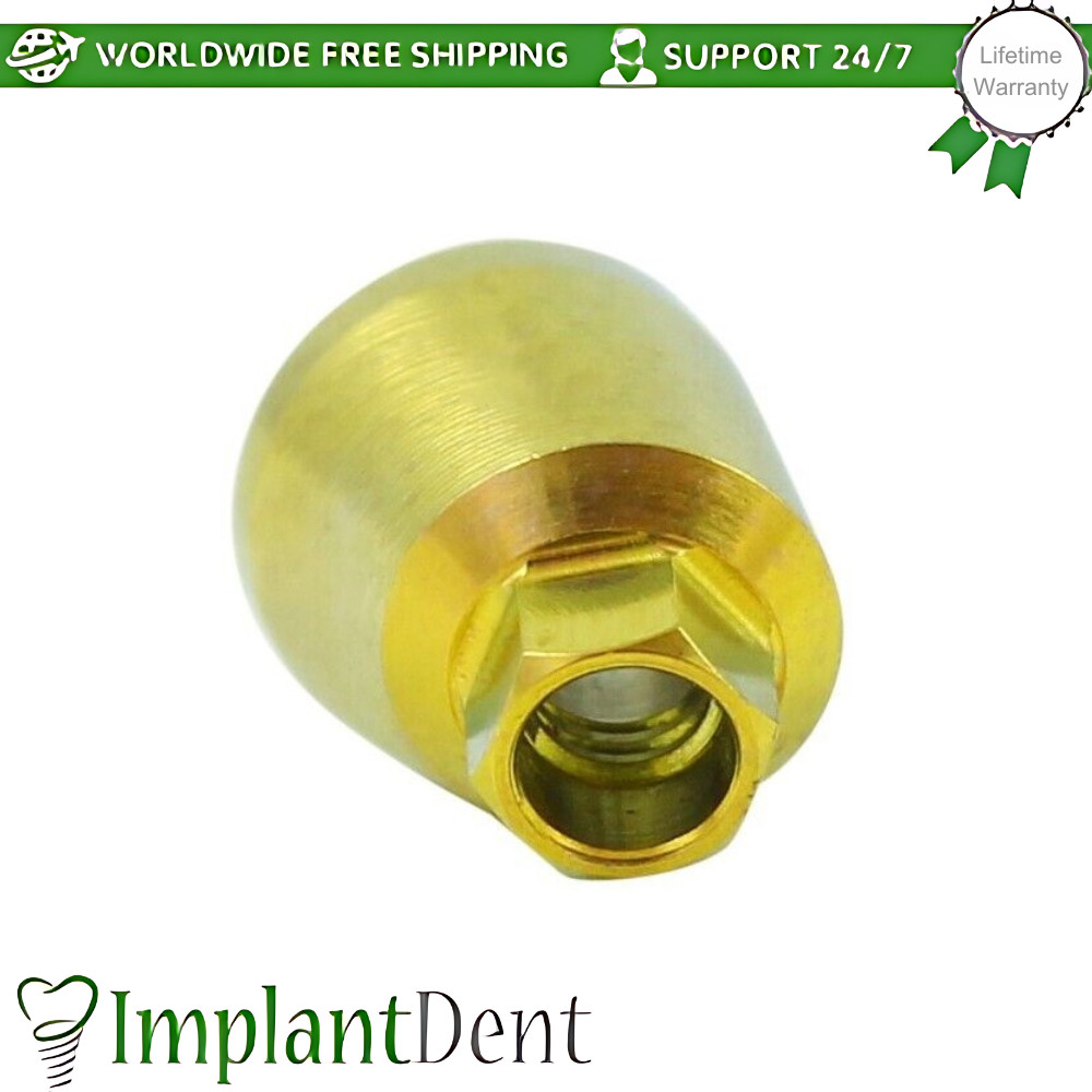 X1 Set of Angulated Multi Unit 17° 1.4mm Titanium Sleeve + Screw Internal Hex