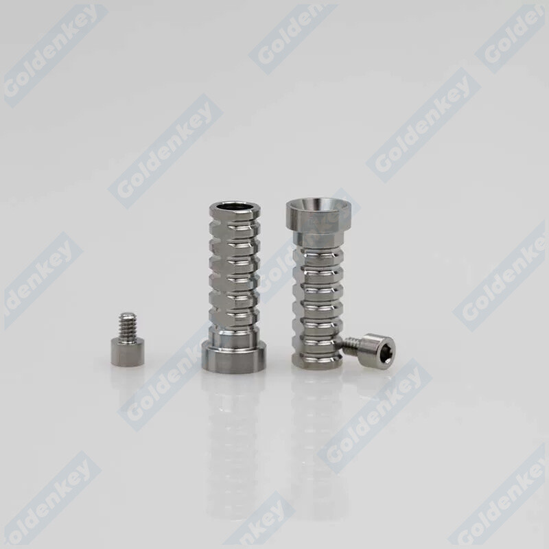 Titanium Sleeve Temporary Cylinder Ti MU Multi Unit 4.8mm Abutment Fit Oss