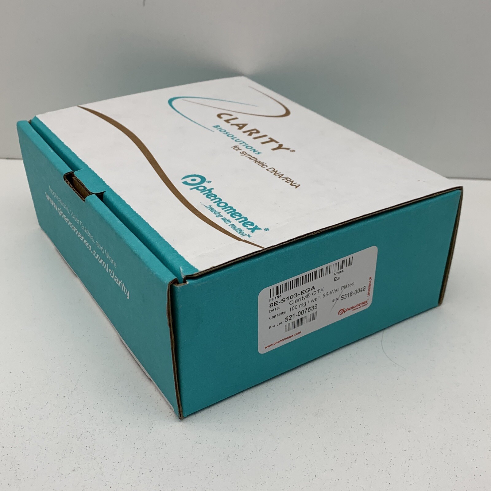 Phenomenex 8E-S103-EGA Clarity OTX Plate 100mg / Well 96-Well