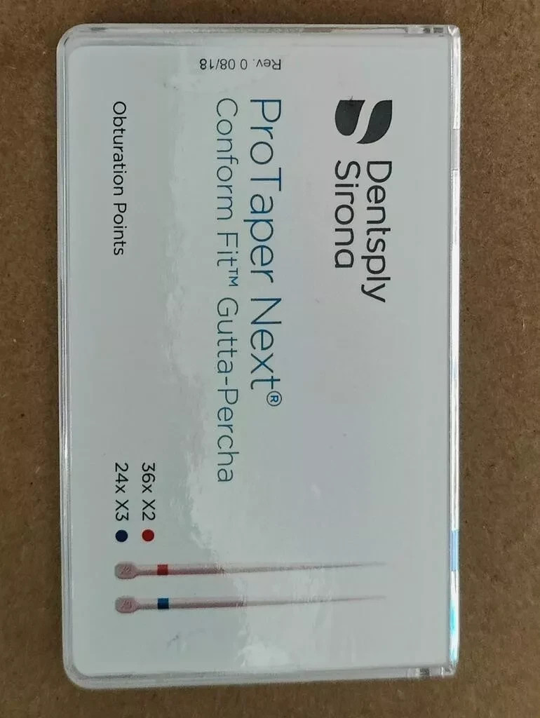 Protaper Next X2-X3 Gutta Percha Points Dentsply Tulsa Dental Root Canal Endo