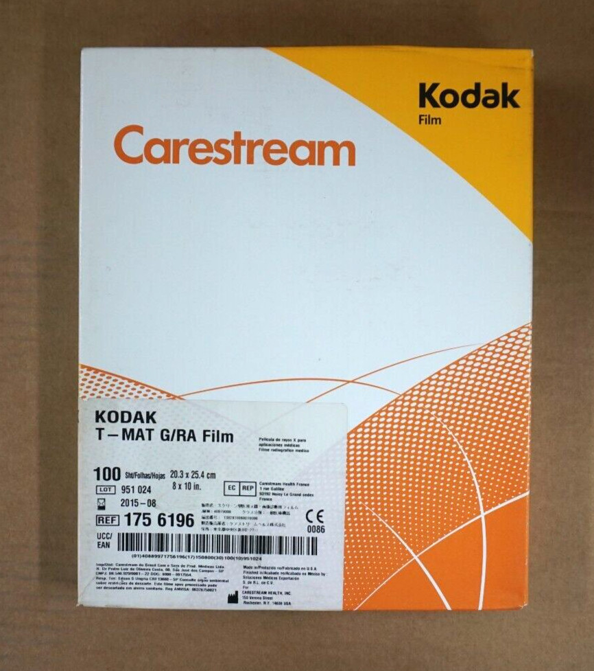 Carestream XRay Cephalometric Dental Film T-MAT G/RA 8×10 in Extraoral 1756196