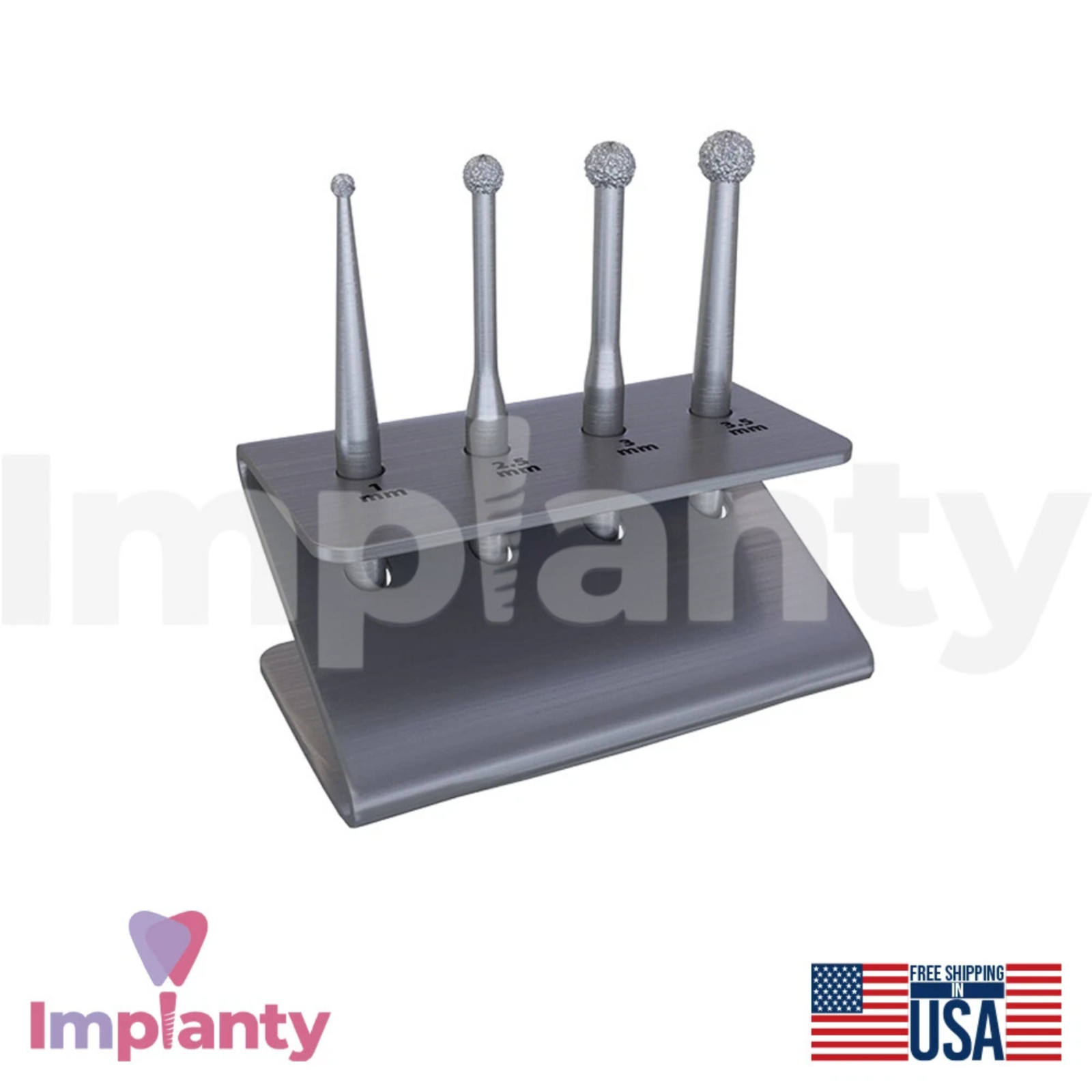DegranuIation B0NE Dental Burs Kit Stainless Steel Versatile Dentistry Tool