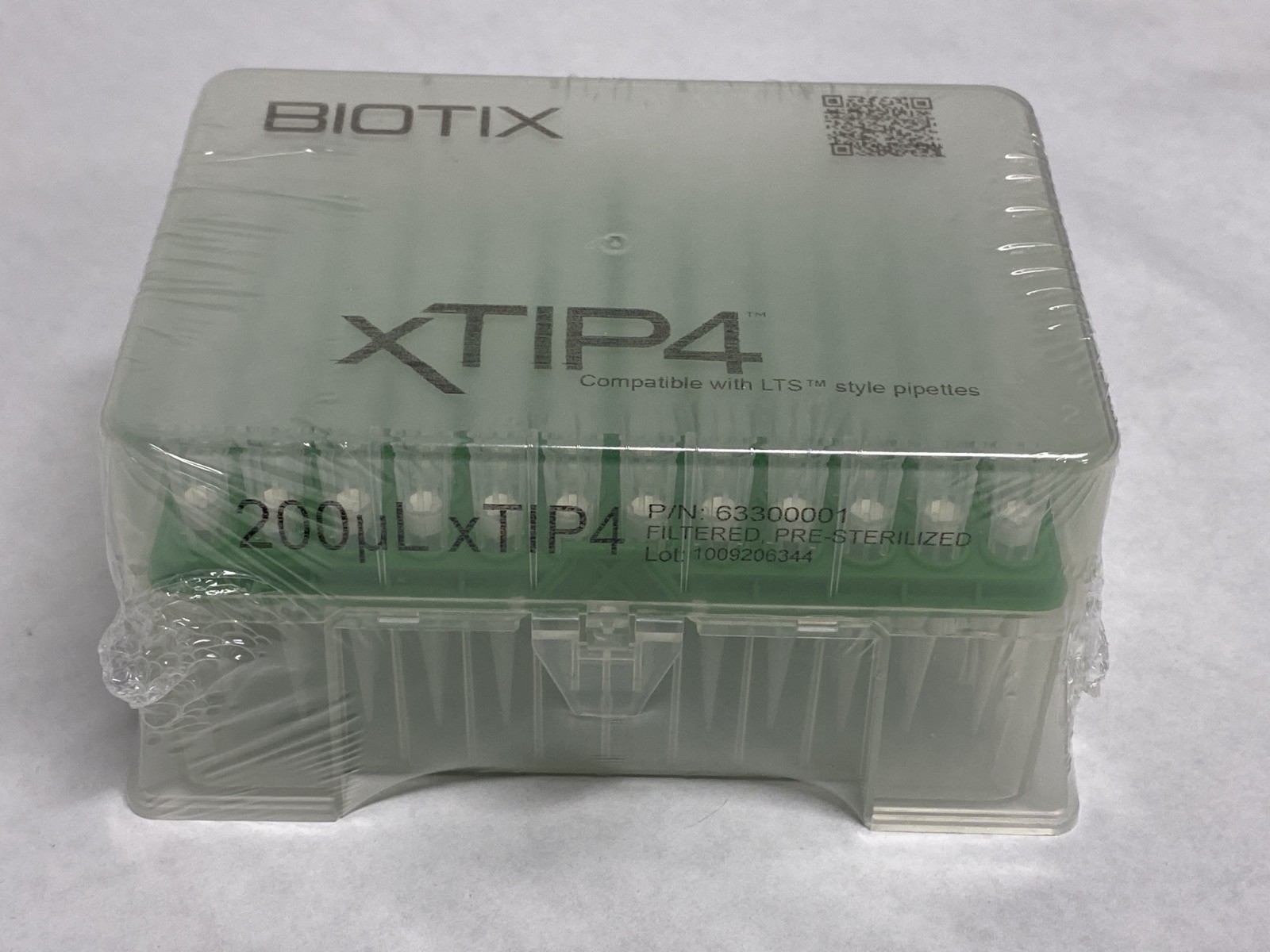 (4224) BIOTIX xTIP4 200uL LTS Compatible Filtered Pipet Tips 44x 96/Rk 63300001