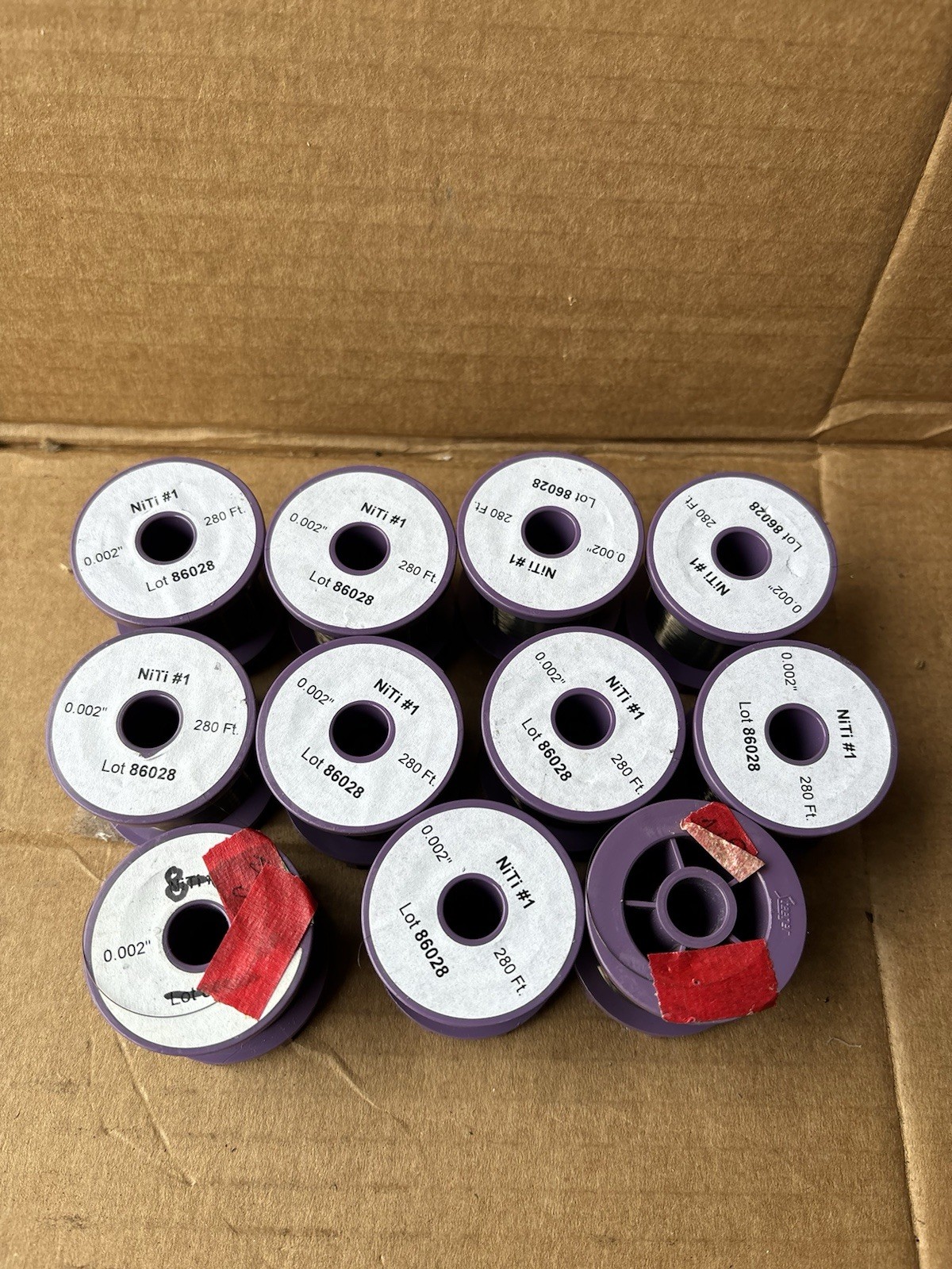 NITI #1 0.002″ 280 Lot 86028 Wire / Used – One Unit #1!!