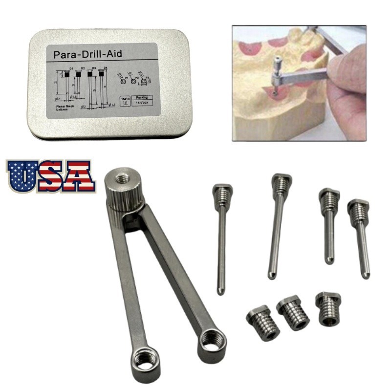 Dental Implant Parallel Para Drill Aid Guide Pins Drill Sleeves Position ITI Kit