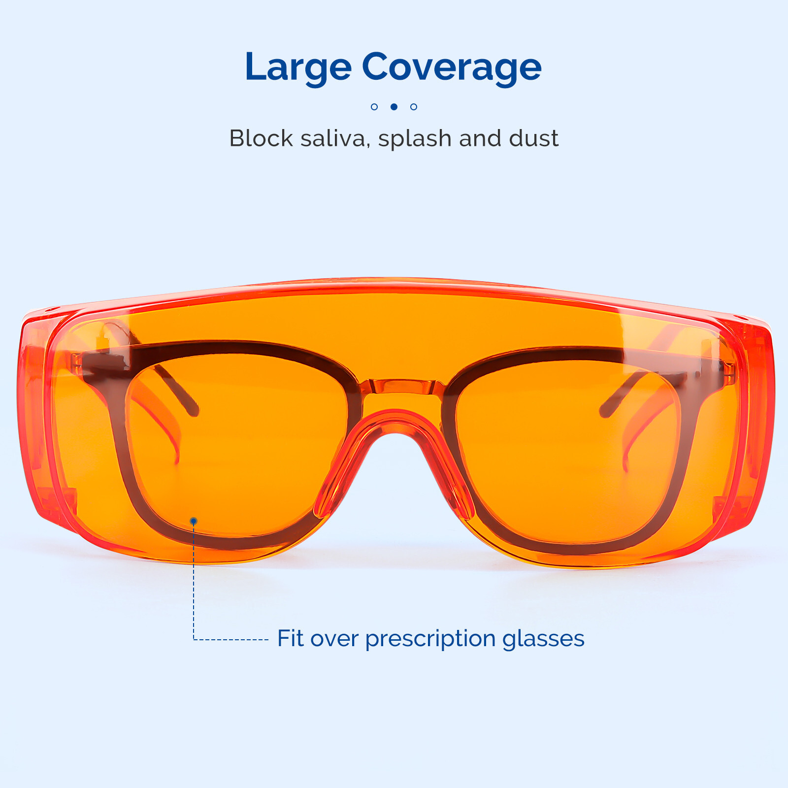 3pcs Dental Eye Goggles Teeth Whitening LED Curing Light Protective Glasses