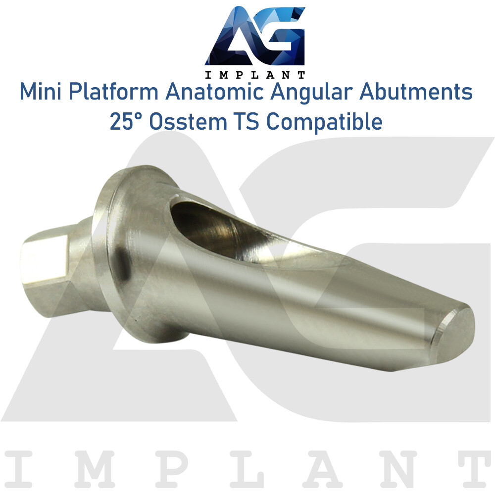 Dental Mini Platform Anat0mic Angled Prosthetic 25° 0sstem®TS Compatible
