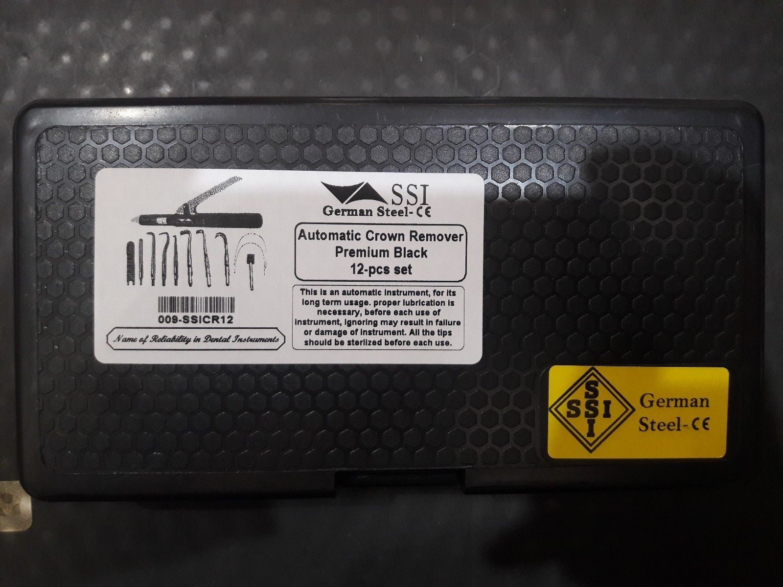 SSI Automatic Crown Remover Premium Black 12 Pcs Set (Free Ship)