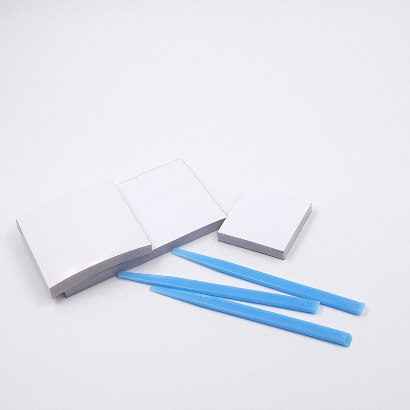 5 Set Dental Impression Poly Coated Paper 2 Side S/M/L Sheet+3 Mixing Spatula