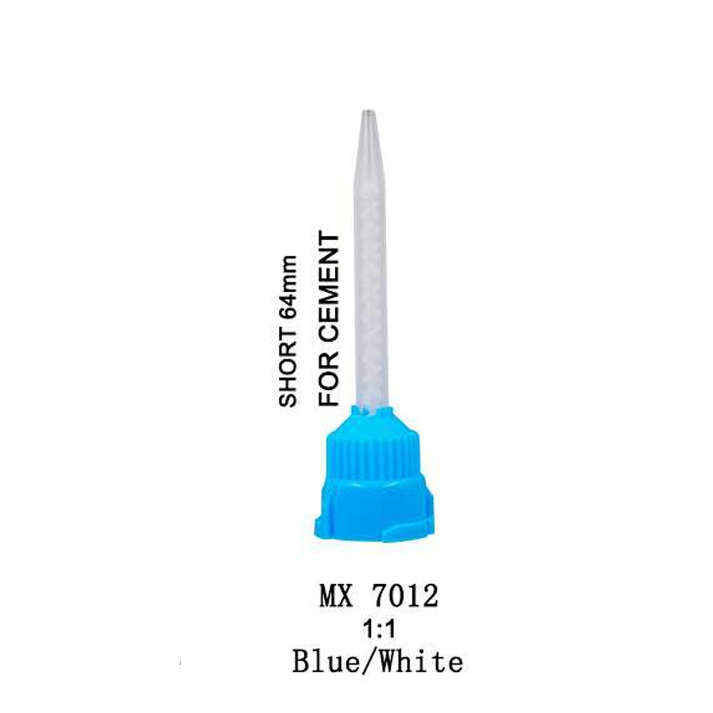 100 Pcs Dental Silicone Mixing Mixing Head Rubber Conveying Disposable Nozzle US