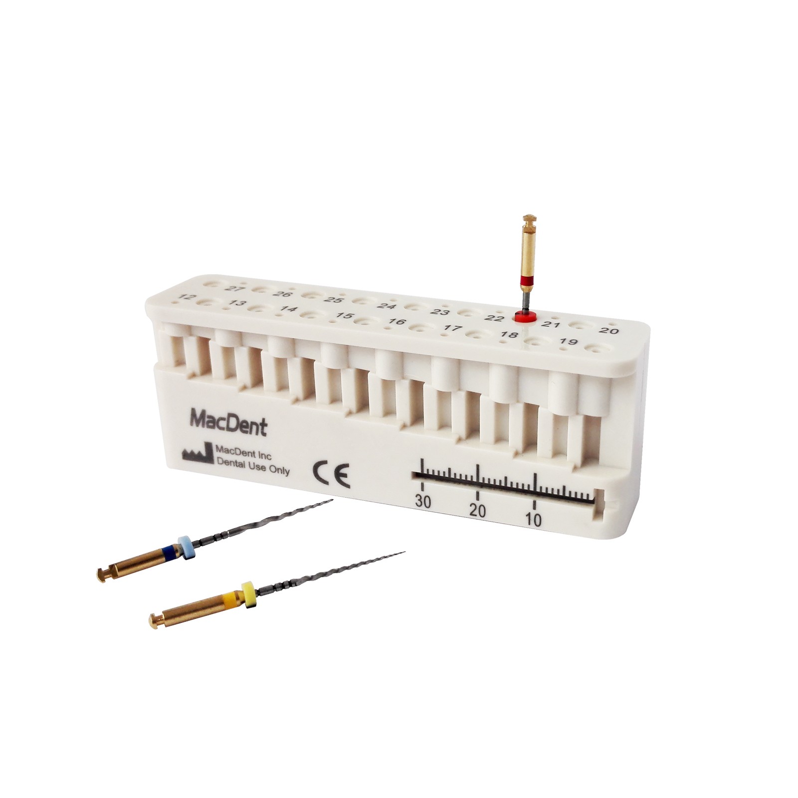 Dental Endo Measuring Block Endodontic File Holder Measuring Ruler Autoclavable