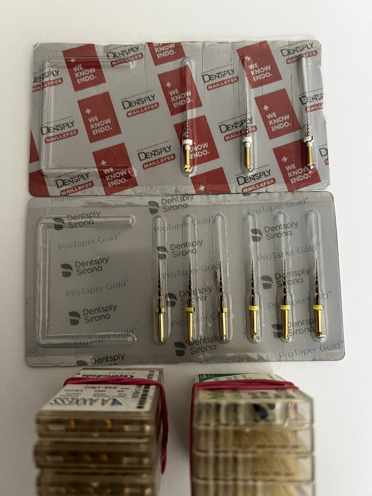 24 SybronEndo La Axxess + 14 Dentsply Orifice Openers, 4 VORTEX, 6 PATHFILES.