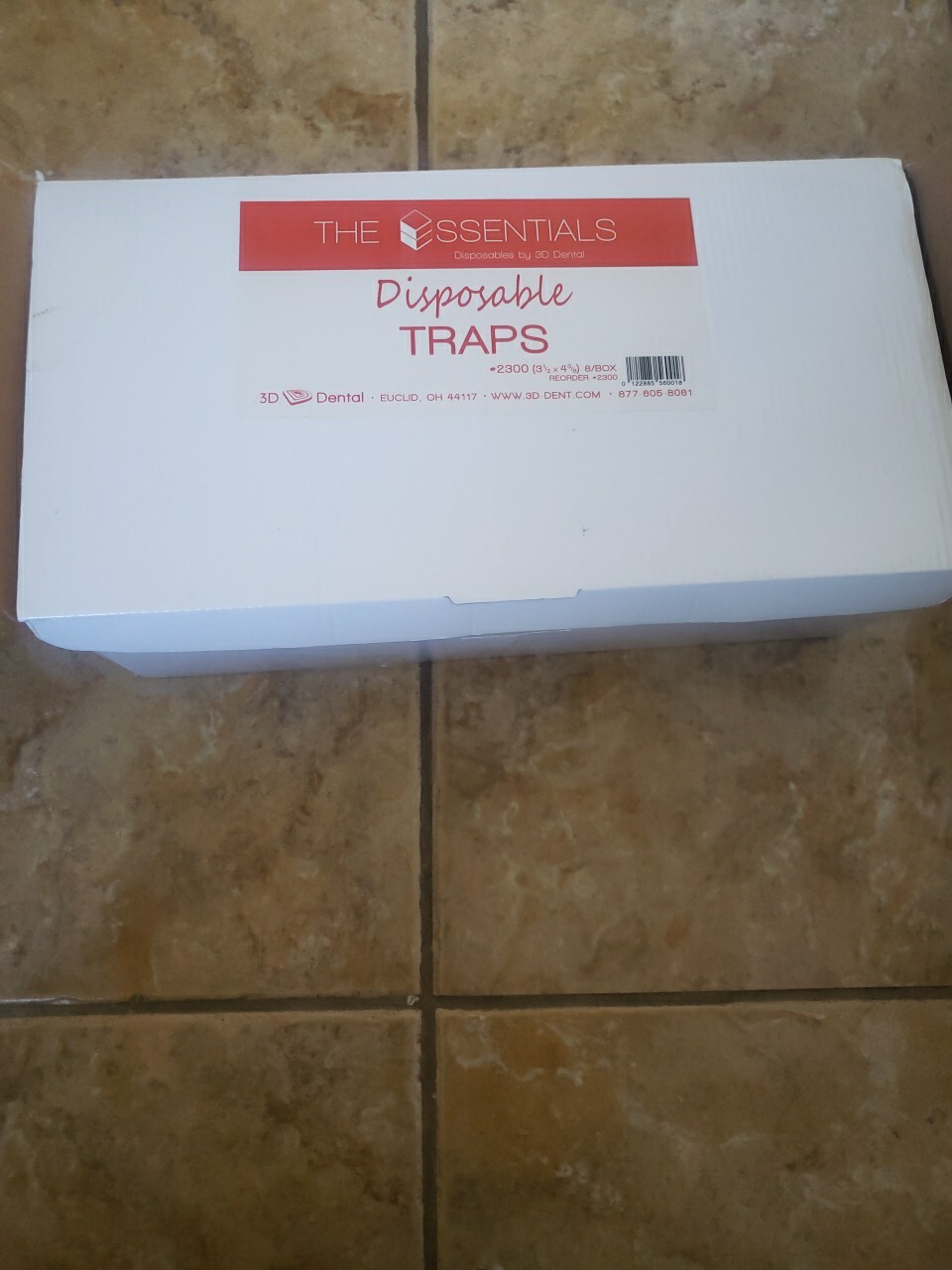 Dental Evacuation Traps #2300 3.5″ X 43/8″ Box Of 8 By 3D Dental.