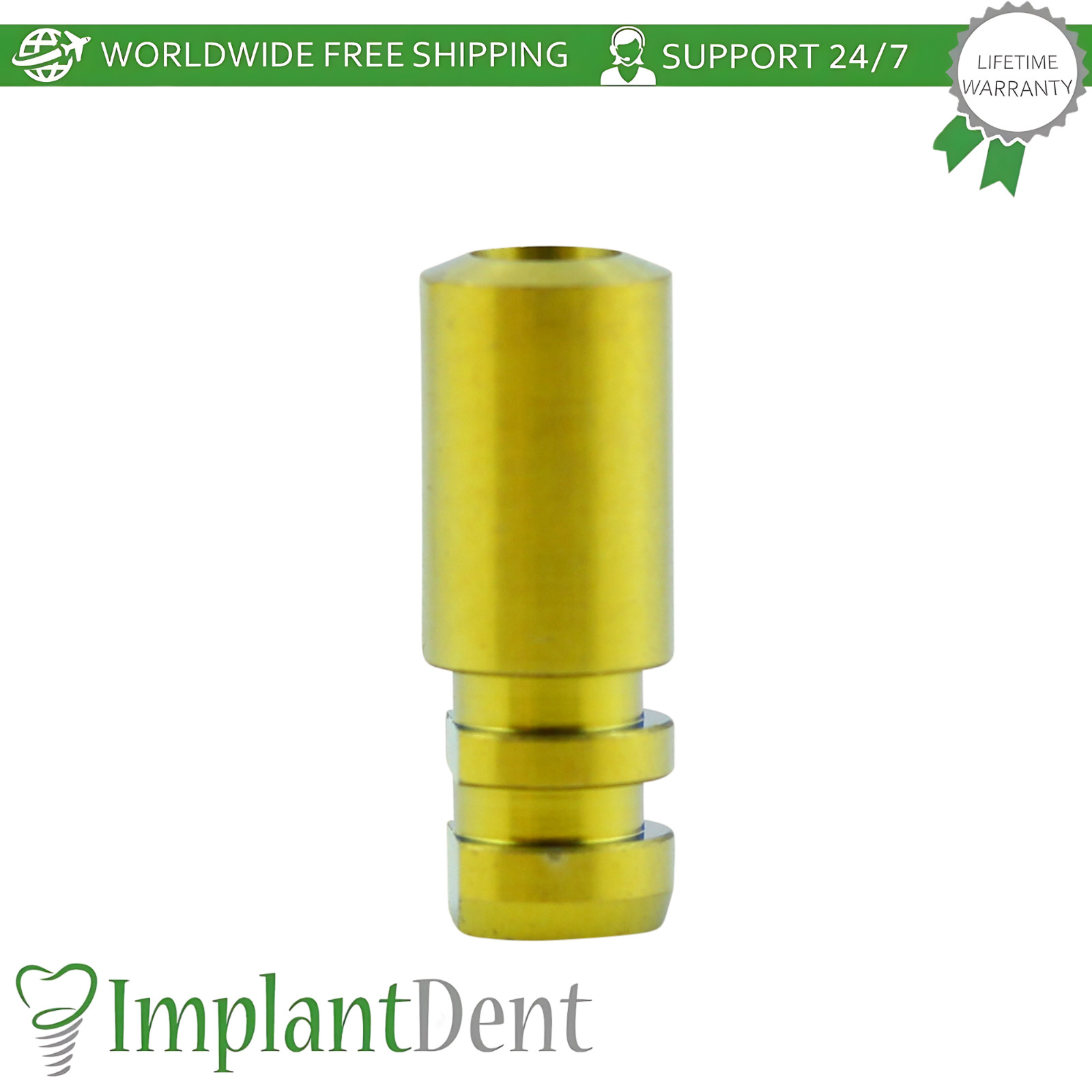 Ø6.5mm Dental Fixture Analog Wide Body WB Straumann BLX Compatible Replica