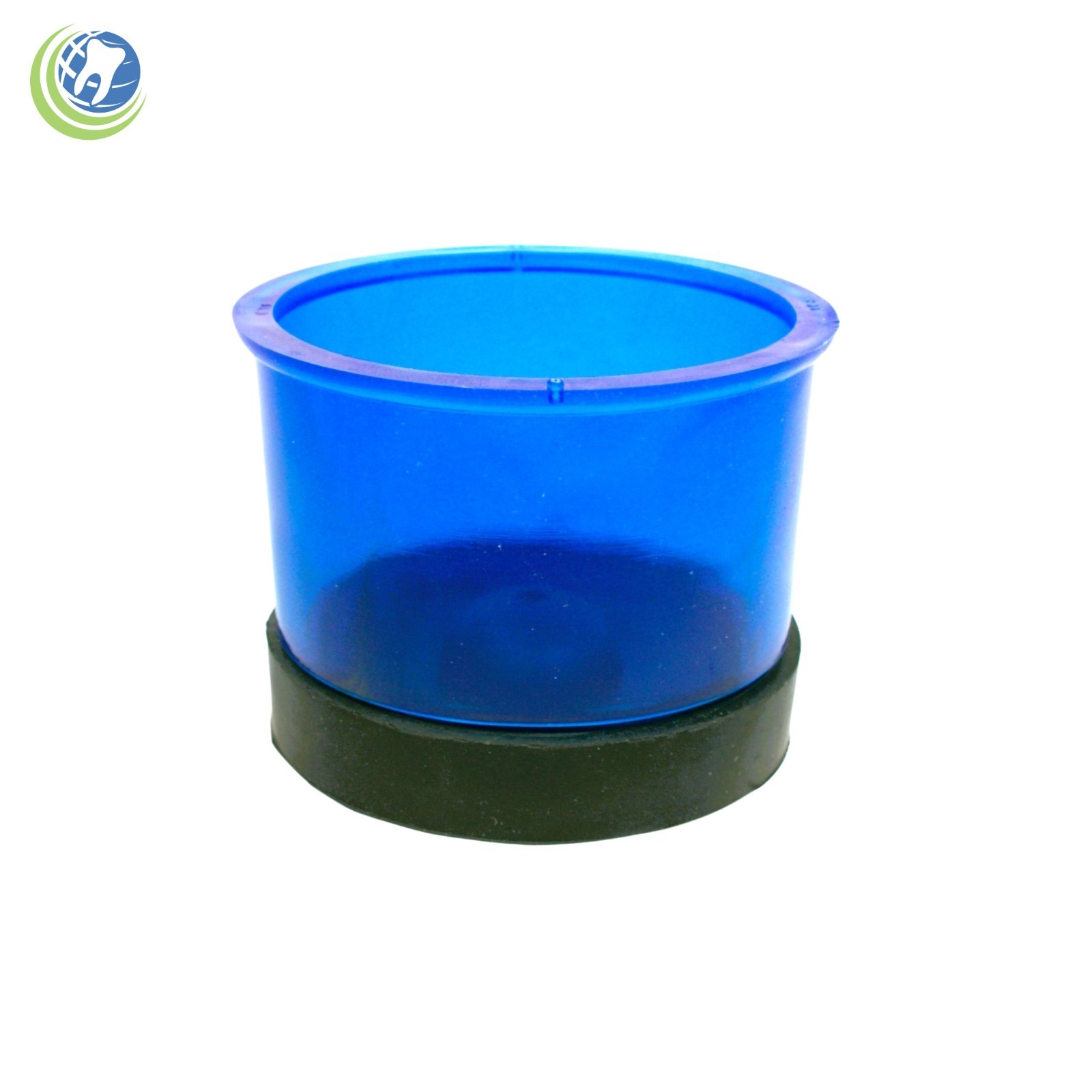 5 PIECE SET DENTAL JEWERLY SILICONE ROUND CASTING FLASKS RINGS FORMERS W/BASE