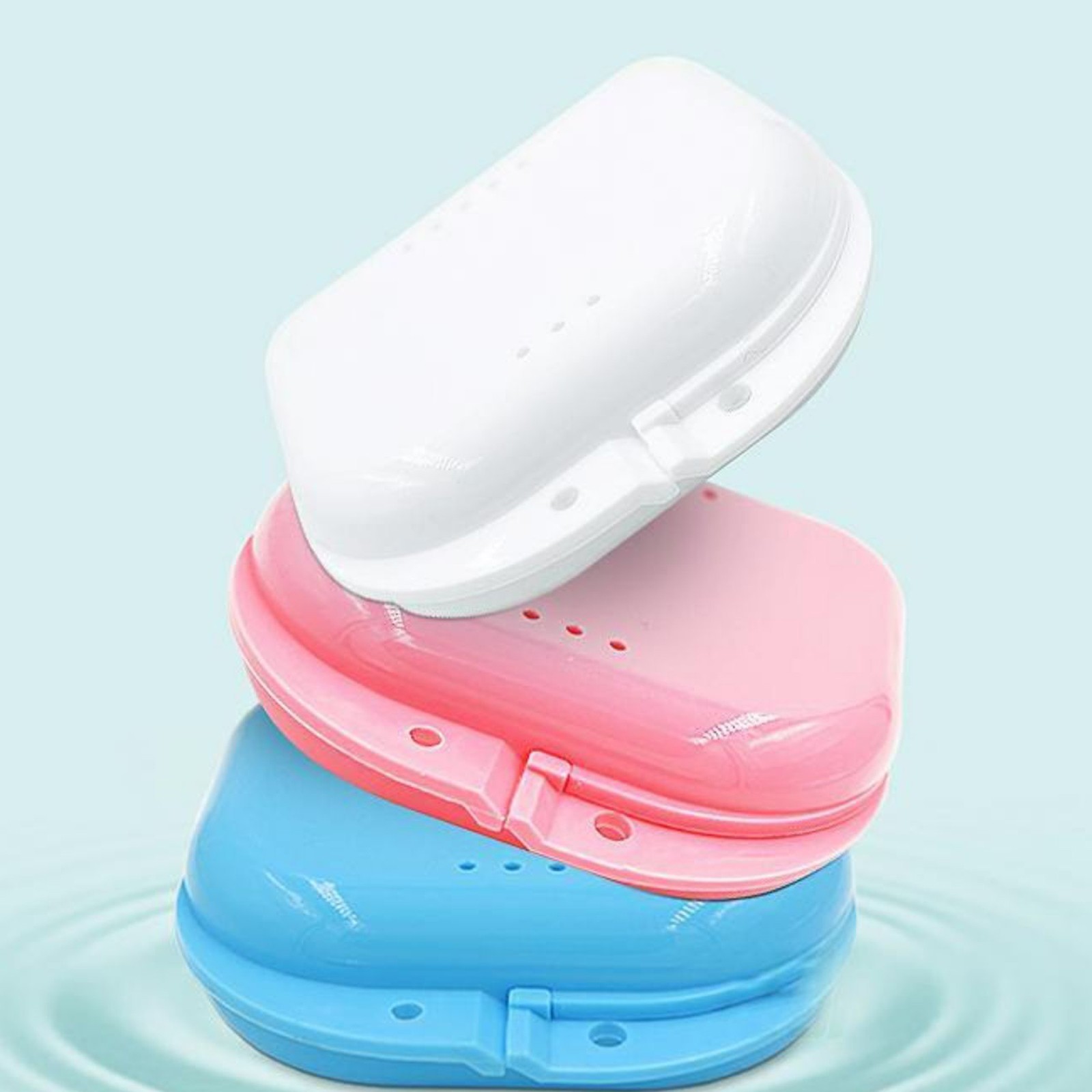 Up to 70 Dental Retainer Denture Storage Case Box Mouthguard Container Assorted