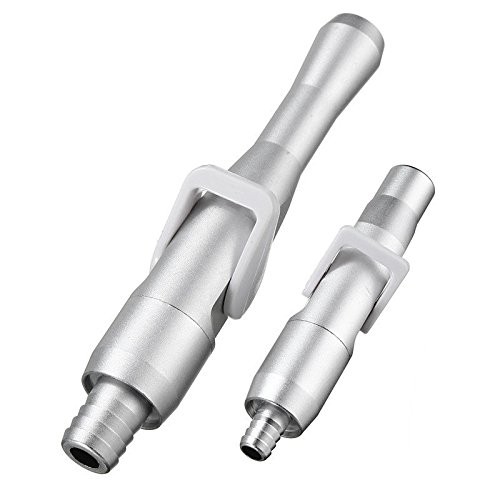 ‘Extended Dental Suction Valve, HVE Vacuum Valve Parts Small, Silver