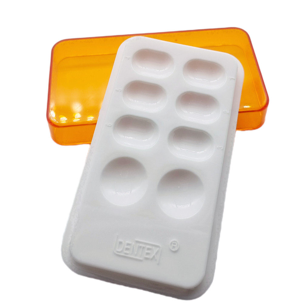 5Pcs Dental Composite Resin For Mixing Type Orange Cover Anti-light Orange Box