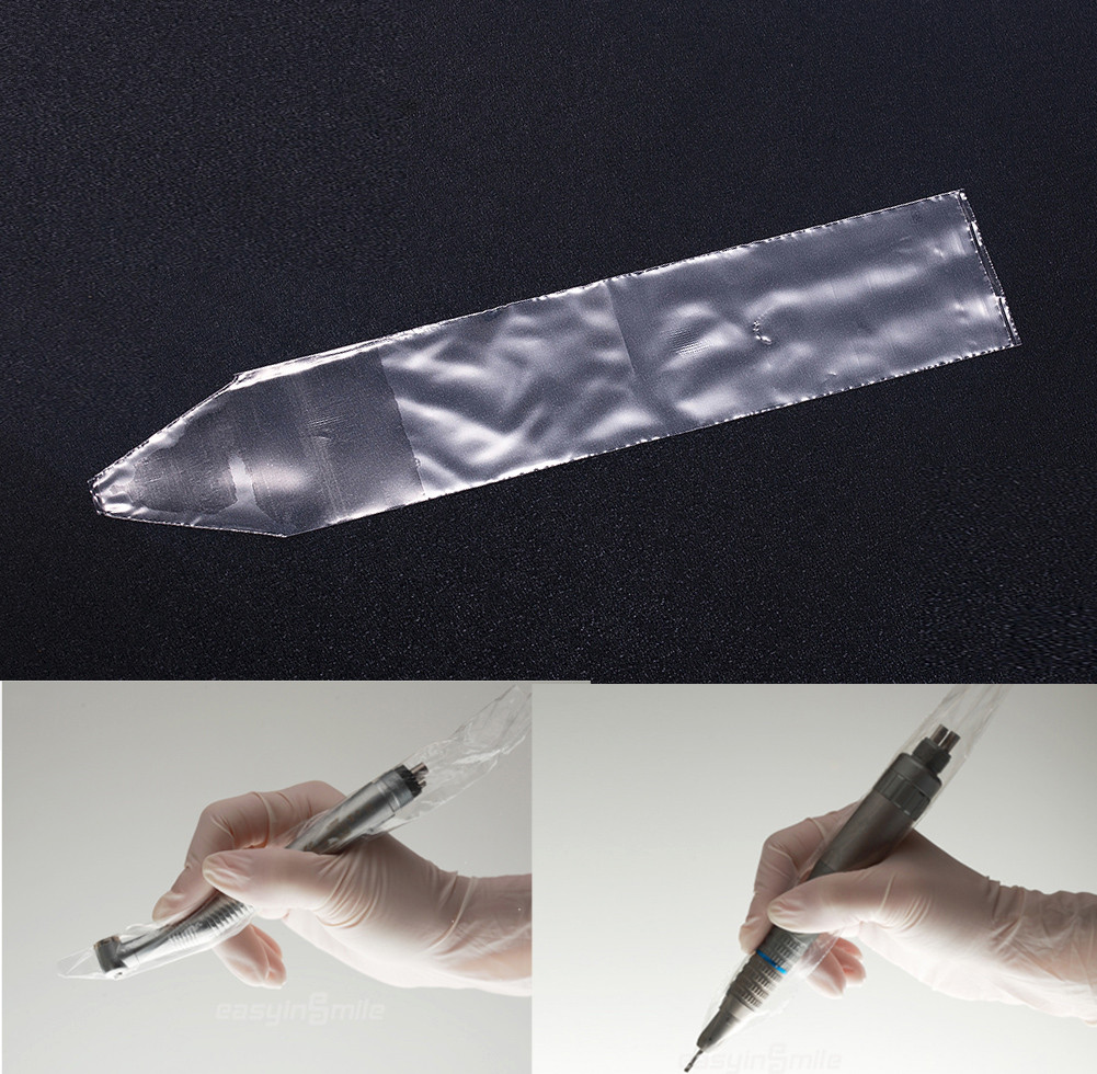 500/Box Disposable Dental Low Speed Handpiece Sleeves Sheath Cover 1-1/2″x8″
